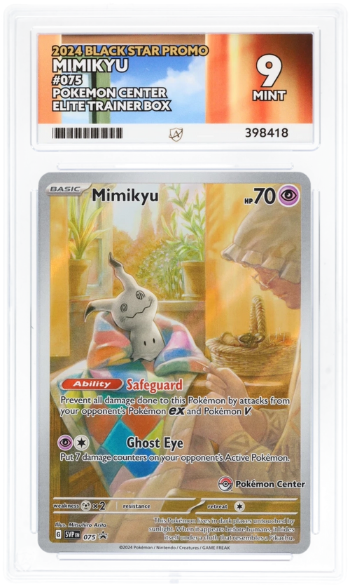 Mimikyu 075 Pokemon Center - Ace 9 - ETB Promo