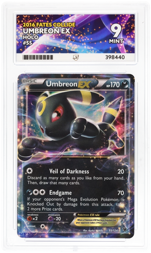 Umbreon EX Holo 55/124 - Ace 9 - 2016 Fates Collide