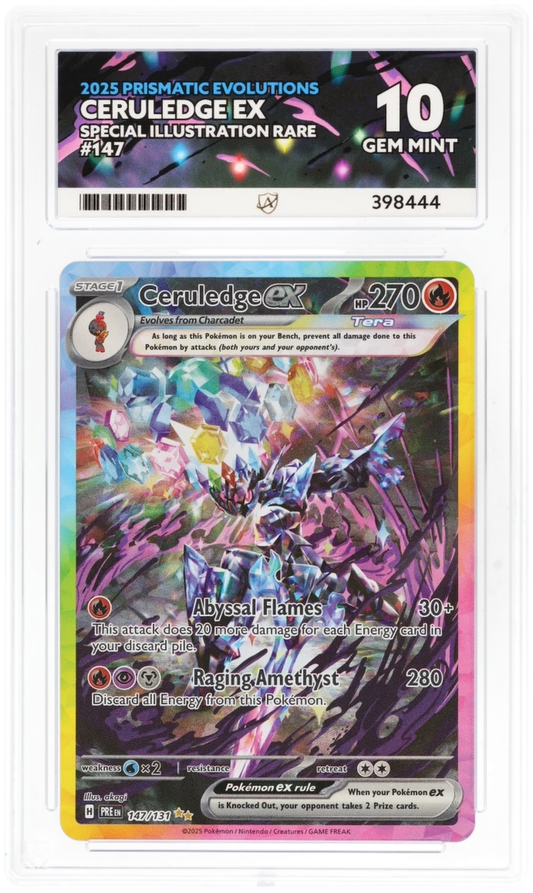 Ceruledge ex 147 - Ace 10 - Prismatic Evolutions