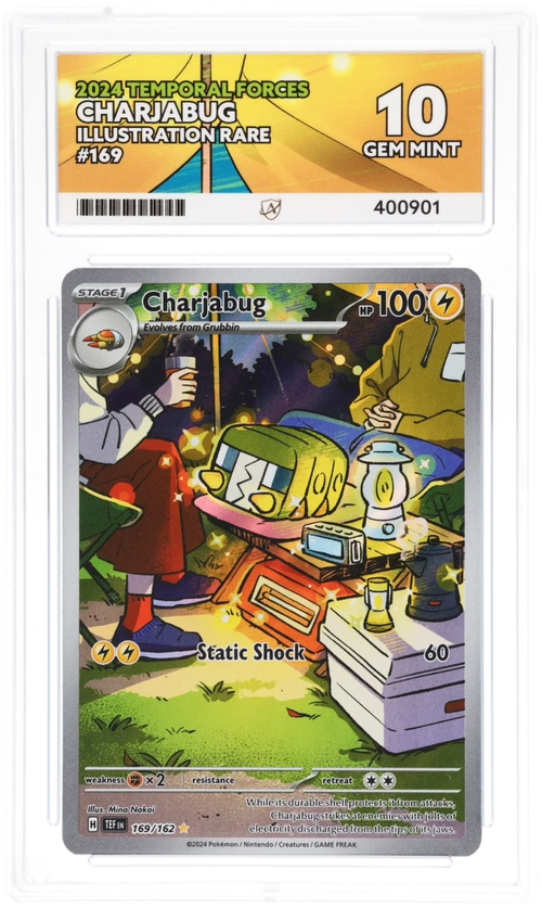 ACE 10 - Charjabug - 169/162 - Temporal Forces - Pokemon
