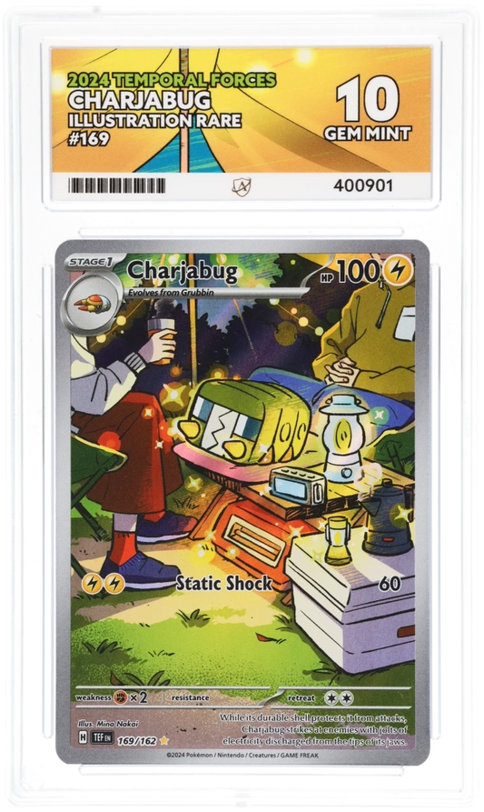 ACE 10 - Charjabug - 169/162 - Temporal Forces - Pokemon