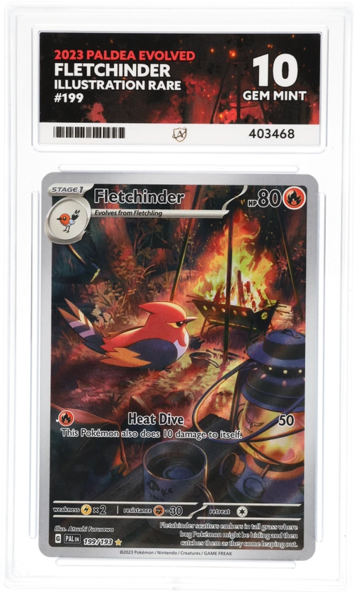 ACE 10 - Fletchinder - 199/193 - Paldea Evolved - Pokemon