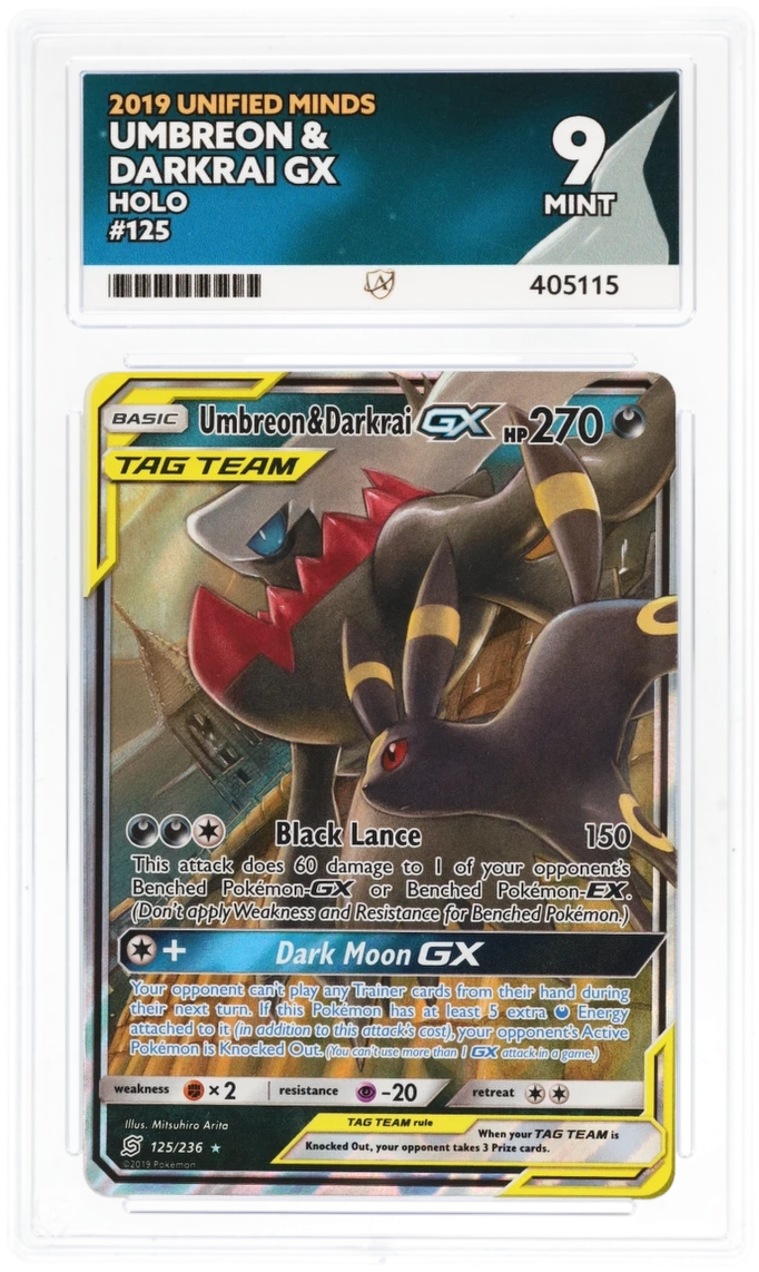 Umbreon & Dakrai GX 125 - Ace 9 - Unified Minds