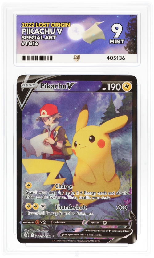 Pikachu V TG16 - Ace 9 - Lost Origin