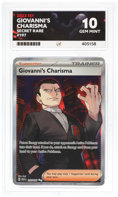 Giovanni's Charisma 197/165 - Ace 10 - 151