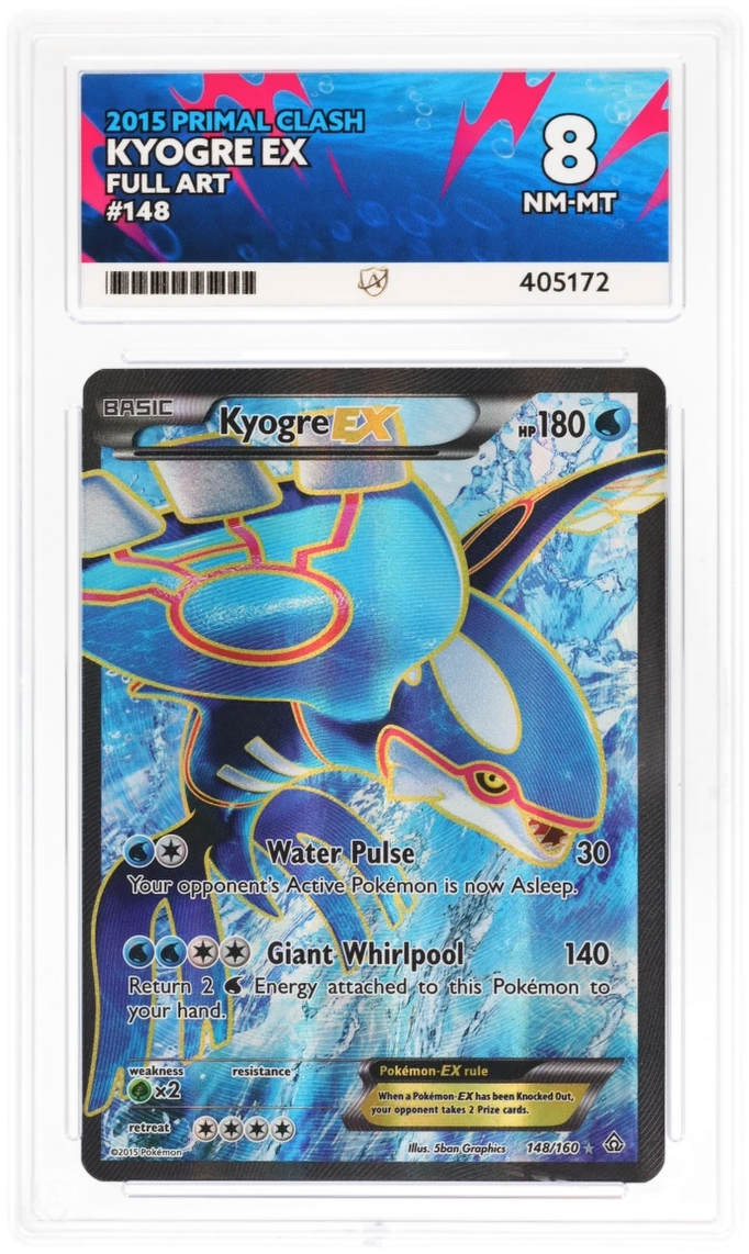 Kyogre ex 148 - Ace 8 - Primal Clash