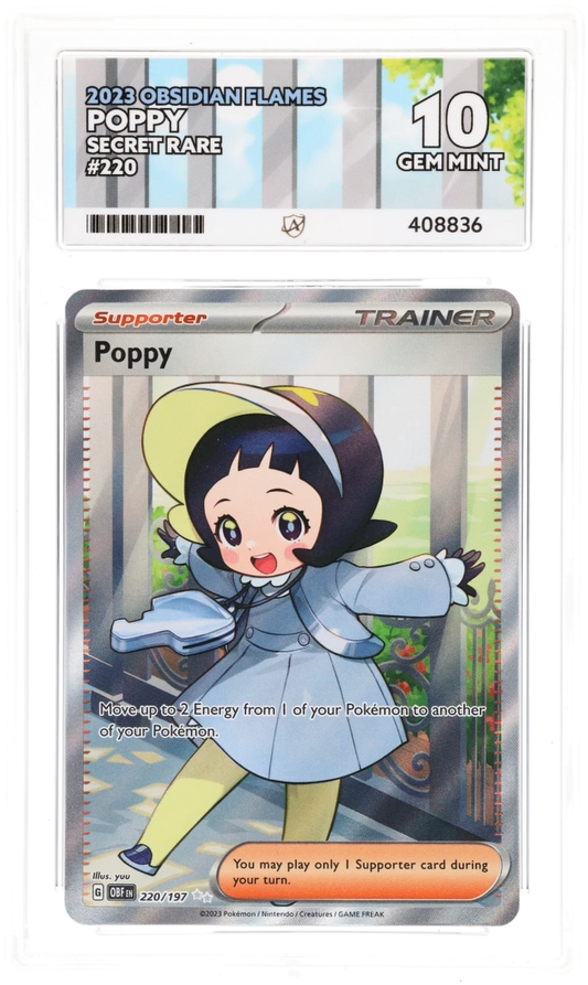 ACE 10 - Poppy - 220/197 - Obsidian Flames - Pokemon