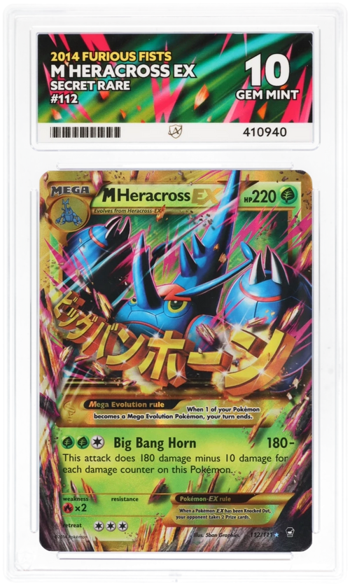 ACE 10 - M Heracross EX - 112/111 - Furious Fists - Pokemon - front