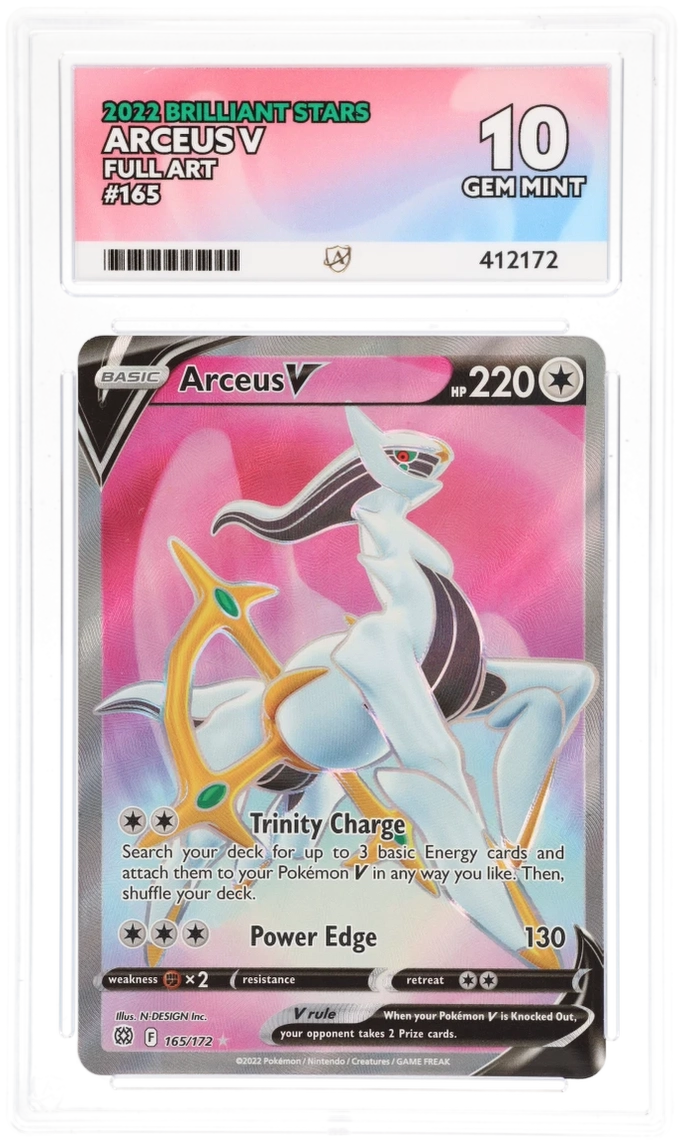 ACE 10 - Arceus V - 165/172 - Brilliant Stars - Pokemon