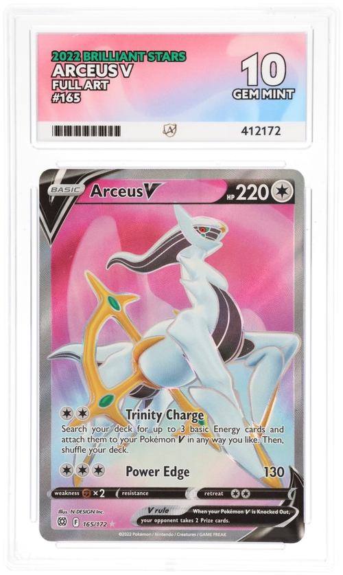 ACE 10 - Arceus V - 165/172 - Brilliant Stars - Pokemon