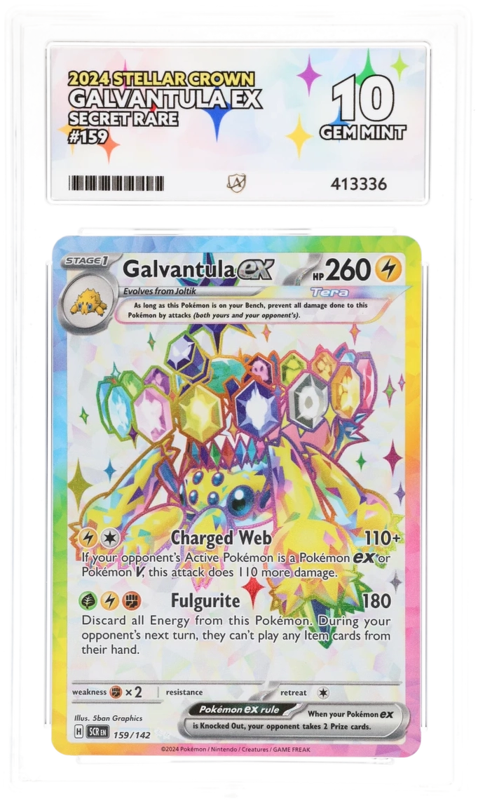 ACE 10 - Galvantula ex - 159/142 - Stellar Crown - Pokemon