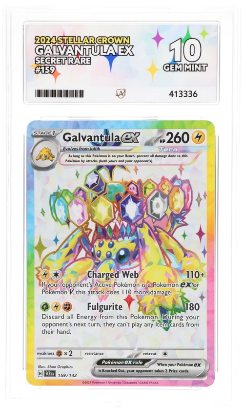 ACE 10 - Galvantula ex - 159/142 - Stellar Crown - Pokemon