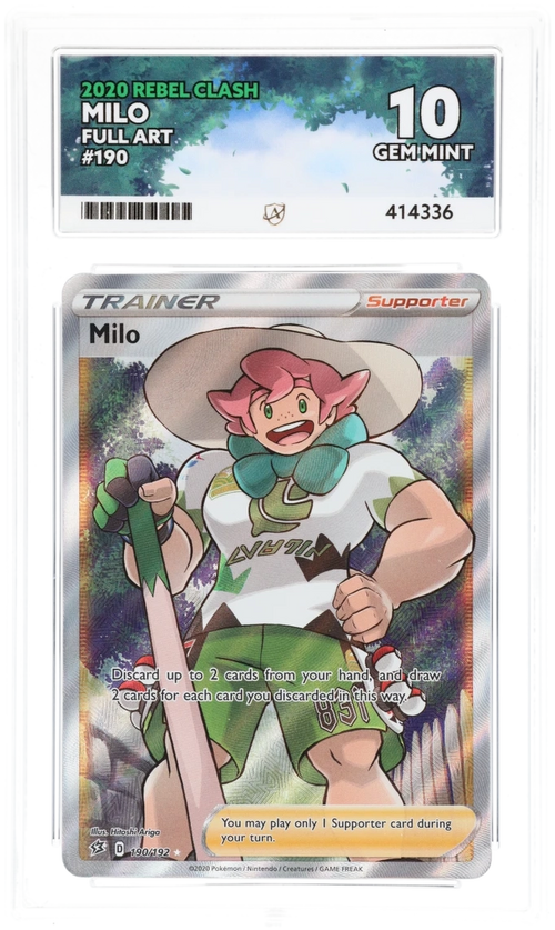 ACE 10 - Milo - 190/192 - Rebel Clash - Pokemon