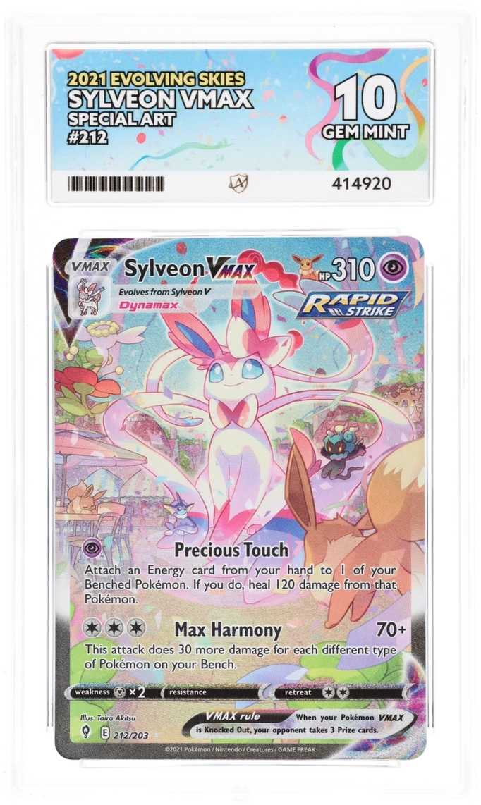 ACE 10 - Sylveon VMAX - 212/203 - Evolving Skies - Pokemon - front