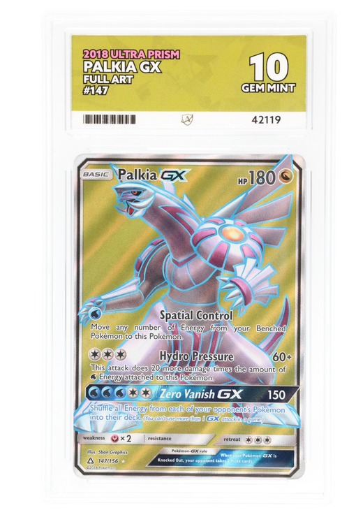Palkia GX 147/156 - ACE 10 - Ultra Prism - Full Art - 2018