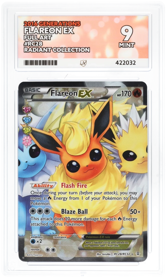 Flareon EX RC28 - Ace 9 - 2016 Generations