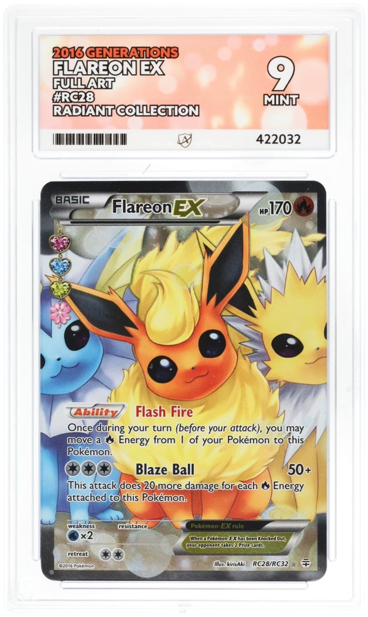 Flareon EX RC28 - Ace 9 - 2016 Generations
