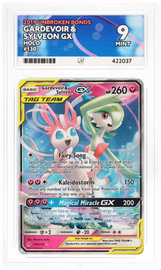 Gardevoir & Sylveon GX Holo 130/214 - Ace 9 - Unbroken Bonds
