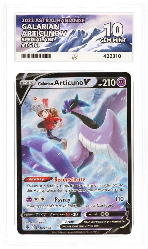 ACE 10 - Galarian Articuno V - TG16/TG30 - Astral Radiance - Pokemon
