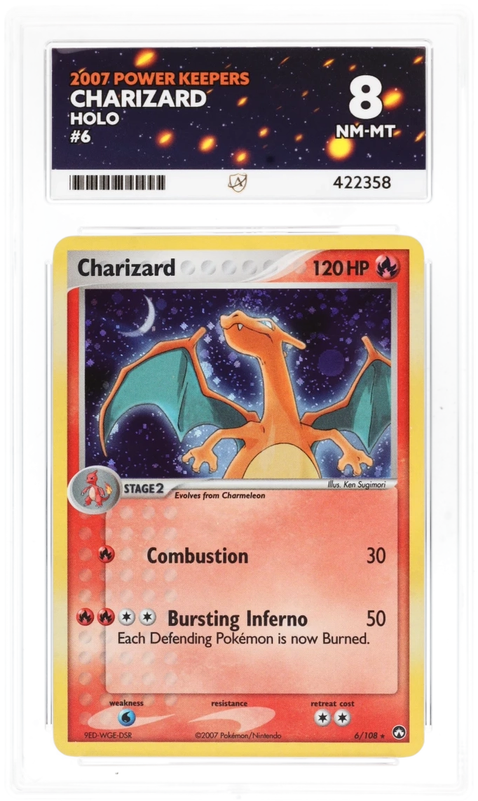 Charizard Holo 6/108 - Ace 8 - Power Keepers