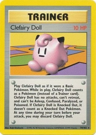 Clefairy Doll 70/102 - Base Set