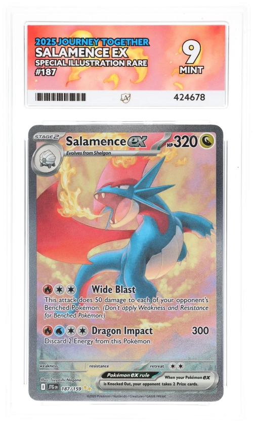 Salamence EX SIR 187/159 - Ace 9 - 2025 Journey Together