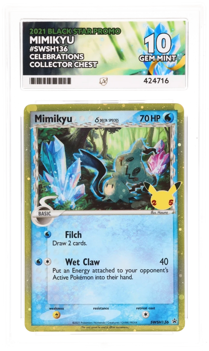 Mimikyu SWSH136 - Ace 10 - Celebrations