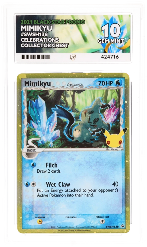 Mimikyu SWSH136 - Ace 10 - Celebrations