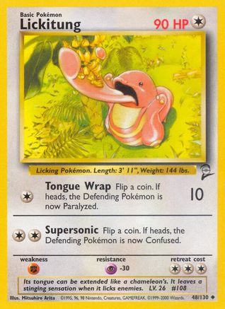 Lickitung 48/130 - Base Set 2