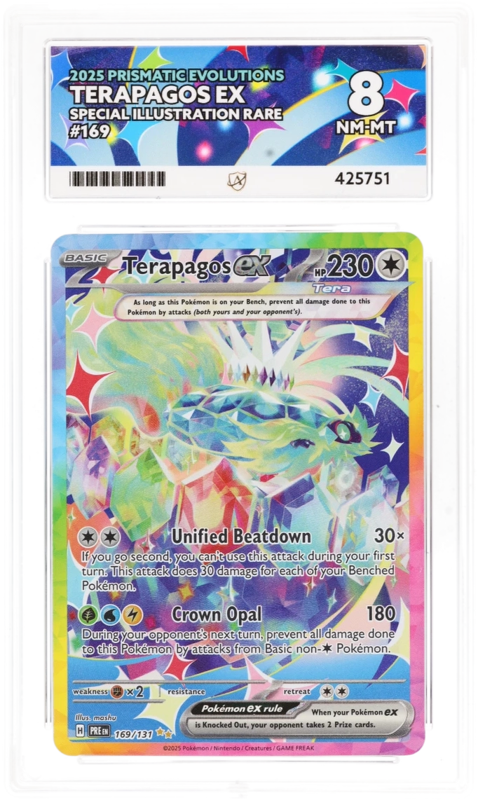 Terapagos EX SIR 169 - Ace 8 - Prismatic Evolutions