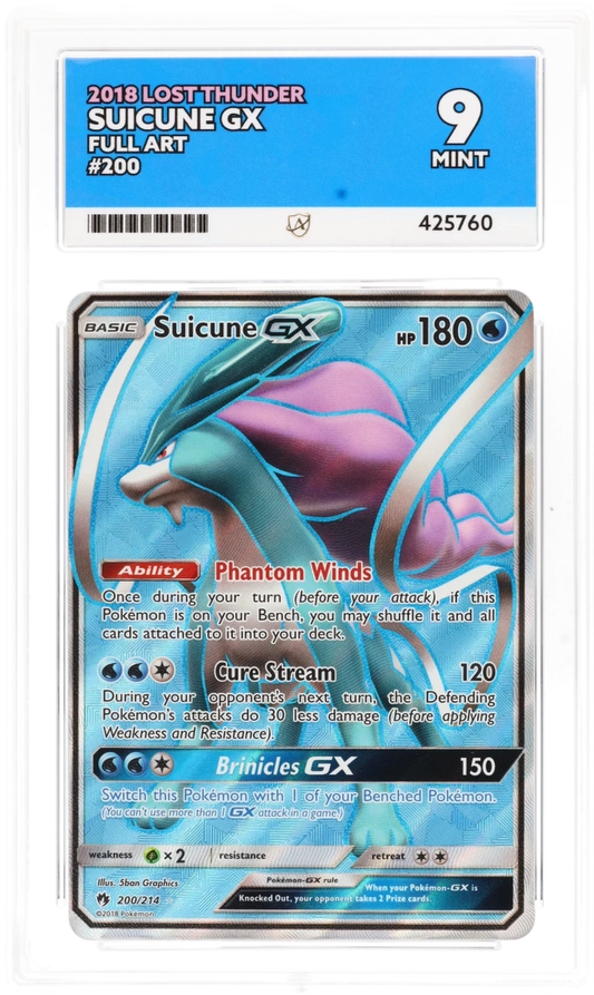 Suicune GX Full Art - Ace 9 - Lost Thunder