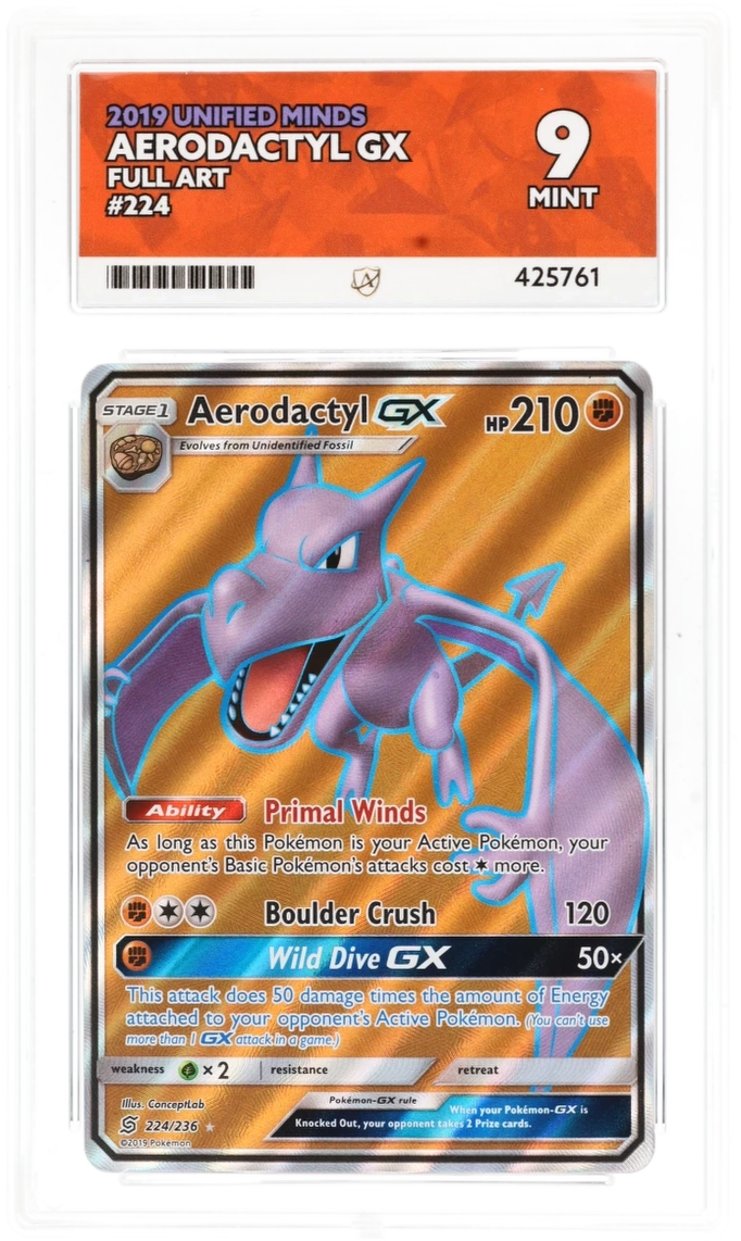 Aerodactyl GX 224 - Ace 9 - Unified Minds