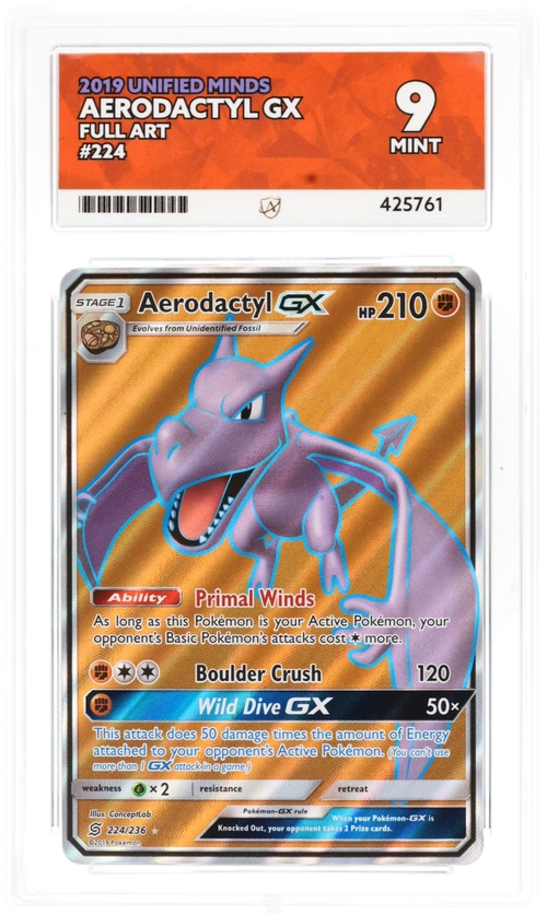 Aerodactyl GX 224 - Ace 9 - Unified Minds