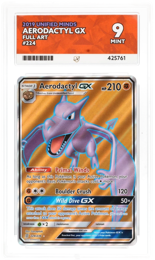 Aerodactyl GX 224 - Ace 9 - Unified Minds
