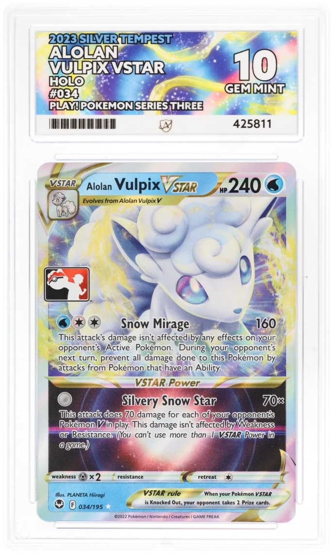 Alolan Vulpix VSTAR - Ace 10 - Play! Series 3