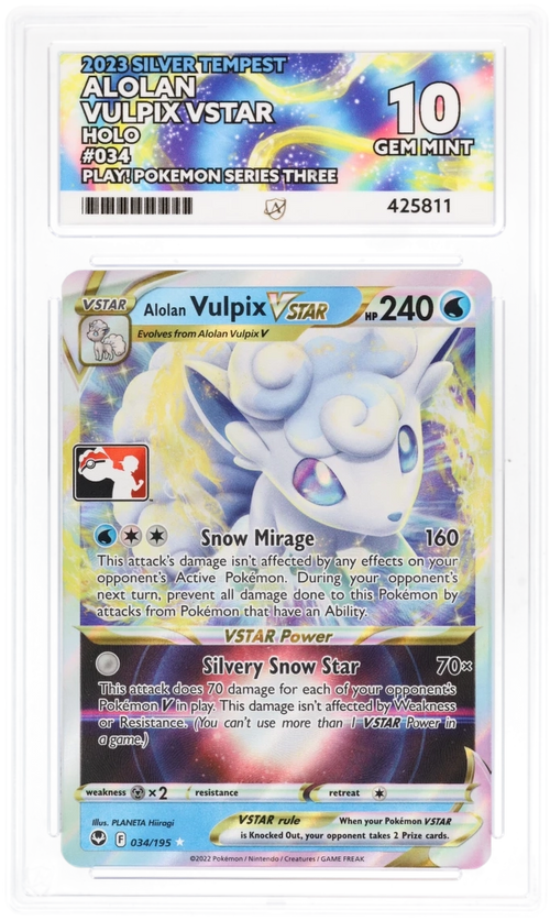 Alolan Vulpix VSTAR - Ace 10 - Play! Series 3