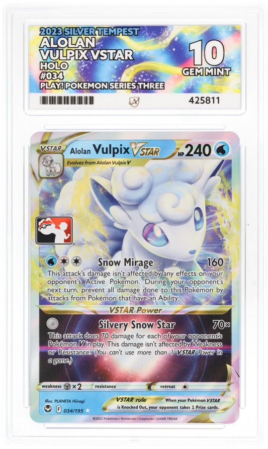 Alolan Vulpix VSTAR - Ace 10 - Play! Series 3