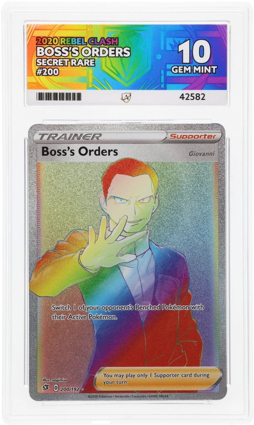 ACE 10 - Boss's Orders - 200/192 - Rebel Clash - Pokemon