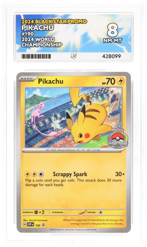 Pikachu SVP 190 - Ace 8 - 2024 World Championship