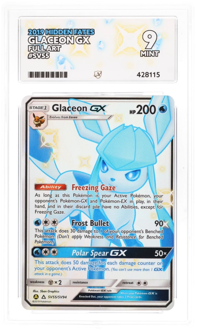 Glaceon GX SV55 - Ace 9 - Hidden Fates