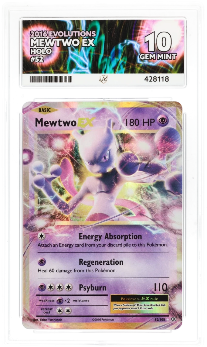 ACE 10 - Mewtwo EX - 52/108 - Evolutions - Pokemon - front