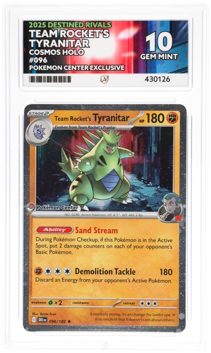 Team Rocket's Tyranitar Pokemon Center Exclusives - Ace 10 - Destined Rivals