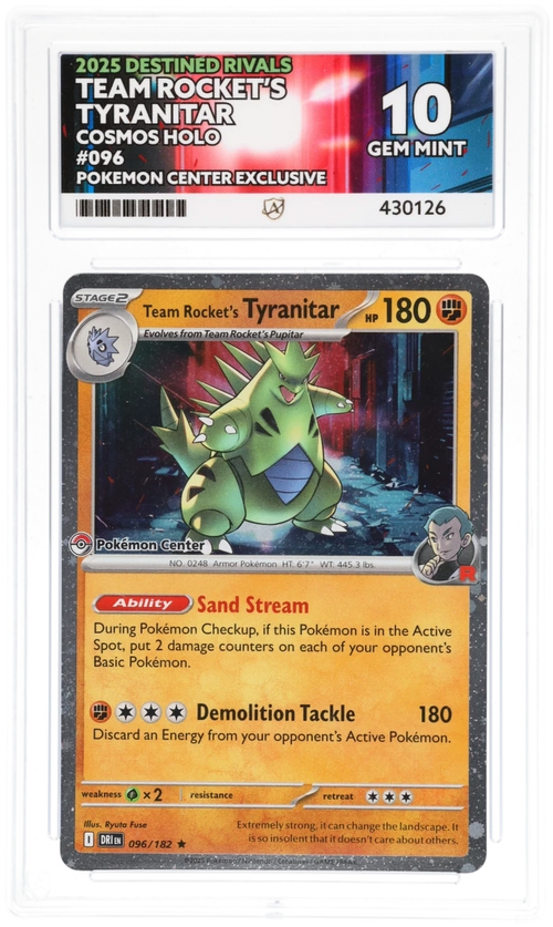 Team Rocket's Tyranitar Pokemon Center Exclusives - Ace 10 - Destined Rivals