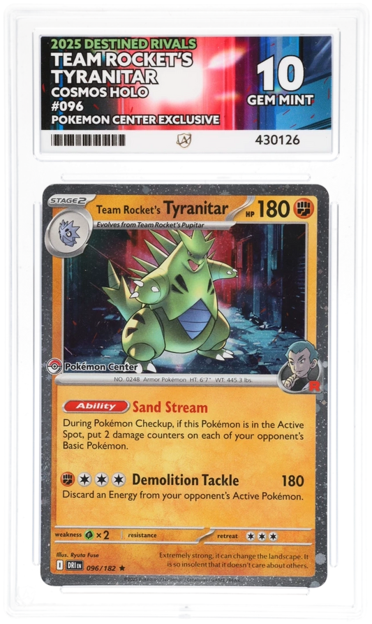 Team Rocket's Tyranitar Pokemon Center Exclusives - Ace 10 - Destined Rivals