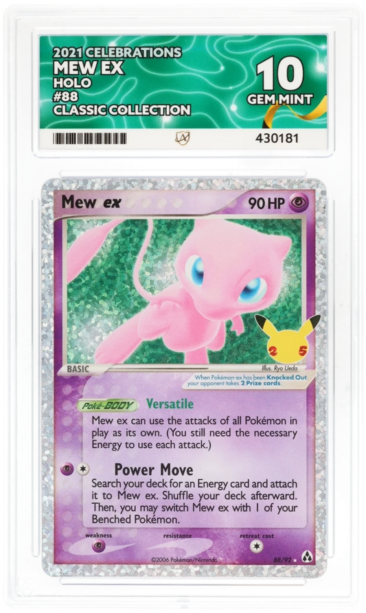 Mew EX 88/92 - Ace 10 - Celebrations