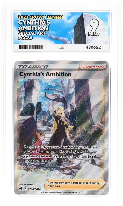 Cynthia's Ambition GG60 - Ace 9 - Crown Zenith