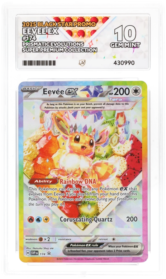 Eevee EX 174 - Ace 10 - Prismatic Evolutions SPC Promo