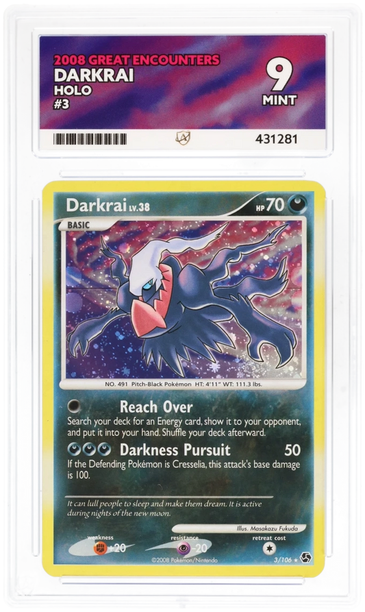 Darkrai Holo 3/106 - Ace 9 - Great Encounters