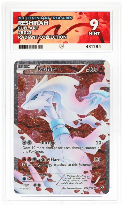 Reshiram RC22 - Ace 9 - 2013 Legendary Treasures