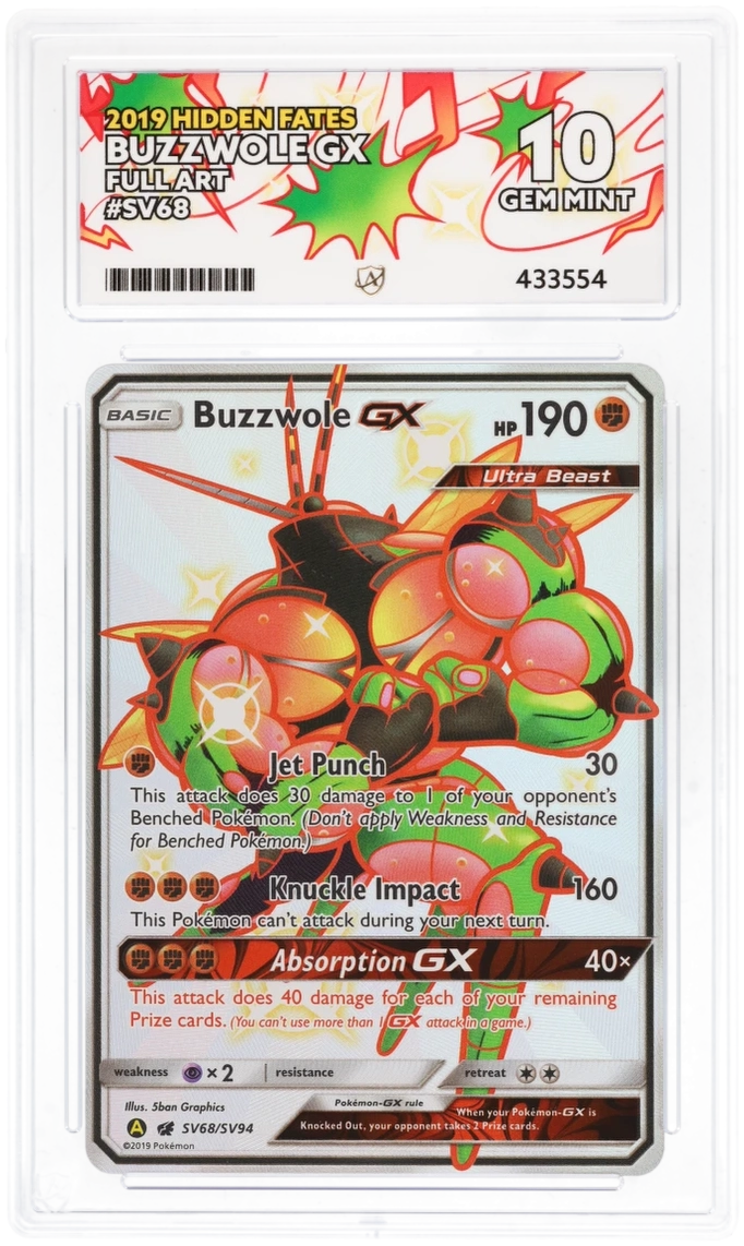 ACE 10 - Buzzwole GX - SV68/SV94 - Hidden Fates - Pokemon